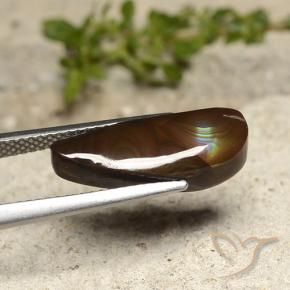 Ágata de fogo Multicolorido Natural 5.21ct, Chique, Opaco