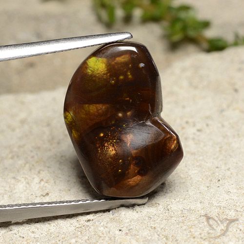 8.42ct Natural Multicolorido Ágata de fogo, Chique, Opaco
