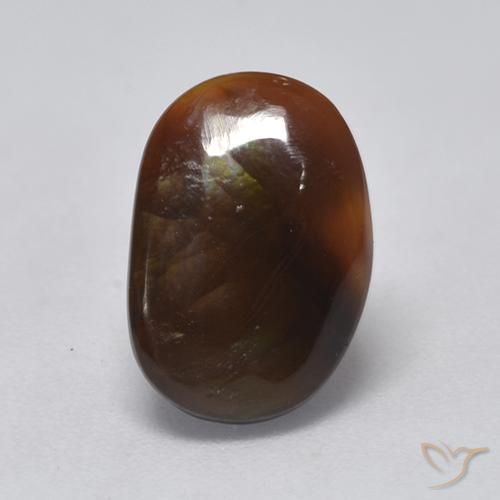 2.60ct Natural Multicolorido Ágata de fogo, Chique, Translúcido