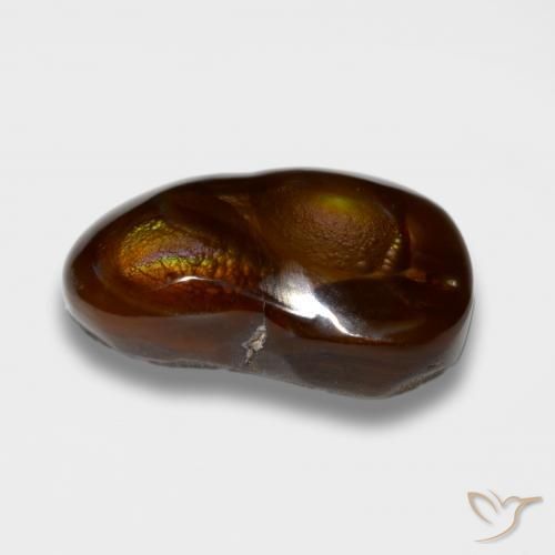 Ágata de fogo Multicolorido Natural 10.11ct, Chique, Opaco