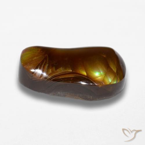 Ágata de fogo Multicolorido Natural 7.36ct, Chique, Opaco