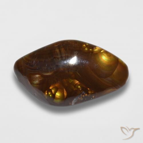 11.34ct Natural Multicolorido Ágata de fogo, Chique, Opaco