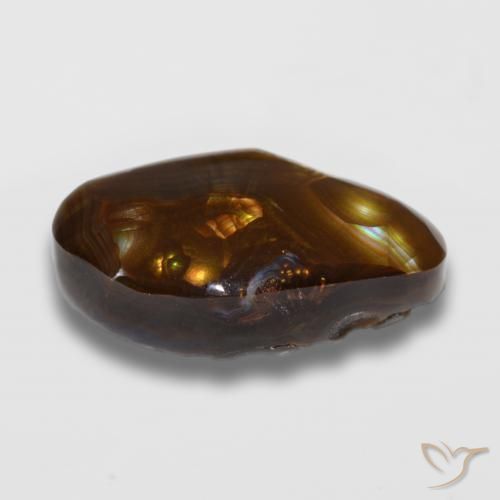 Ágata de fogo Multicolorido Natural 11.34ct, Chique, Opaco
