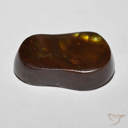 Ágata de fogo Multicolorido Natural 11.34ct, Chique, Opaco