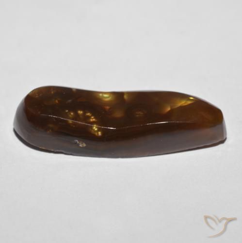 Ágata de fogo Multicolorido Natural 8.55ct, Chique, Opaco