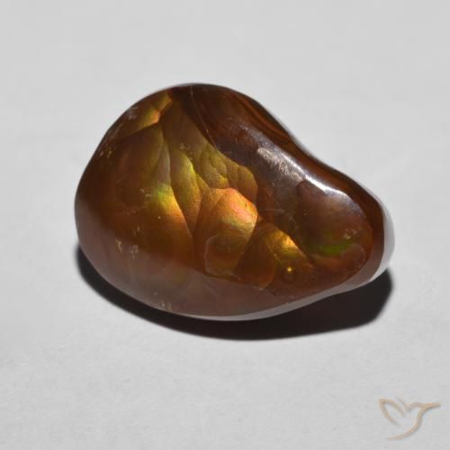 Ágata de fogo Multicolorido Natural 7.28ct, Chique, Opaco