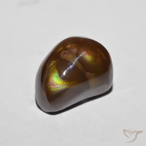 Ágata de fogo Multicolorido Natural 5.55ct, Chique, Opaco