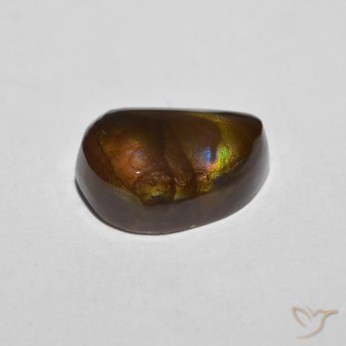 Ágata de fogo Multicolorido Natural 5.55ct, Chique, Opaco