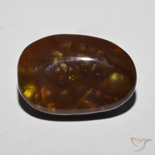 12.27ct Natural Multicolorido Ágata de fogo, Chique, Opaco