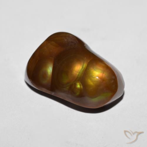 Ágata de fogo Multicolorido Natural 6.92ct, Chique, Opaco