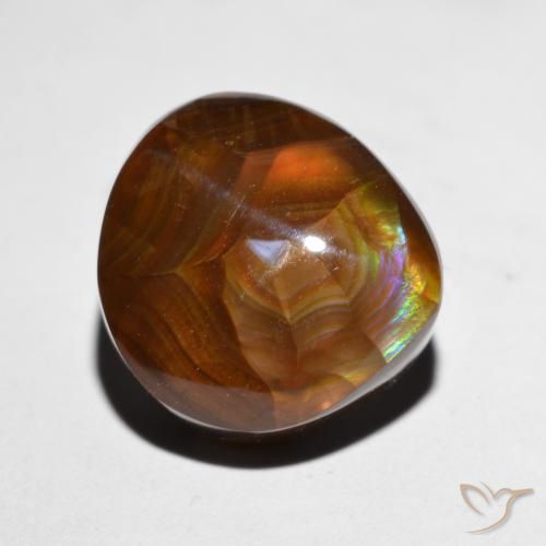 7.93ct Natural Multicolorido Ágata de fogo, Chique, Opaco