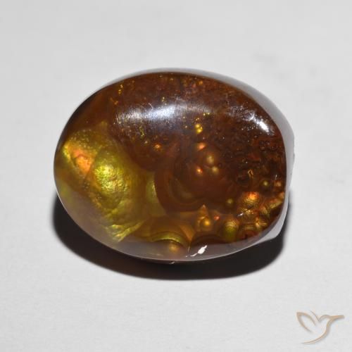7.96ct Natural Multicolorido Ágata de fogo, Chique, Opaco
