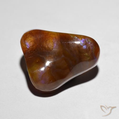 8.19ct Natural Multicolorido Ágata de fogo, Chique, Opaco