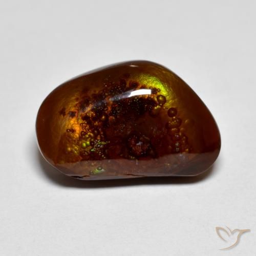 8.53ct Natural Multicolorido Ágata de fogo, Chique, Opaco