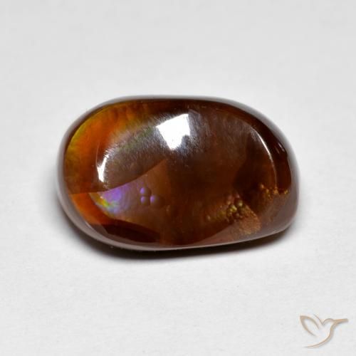 5.66ct Natural Multicolorido Ágata de fogo, Chique, Opaco