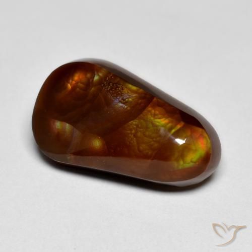 Ágata de fogo Multicolorido Natural 7.93ct, Chique, Opaco