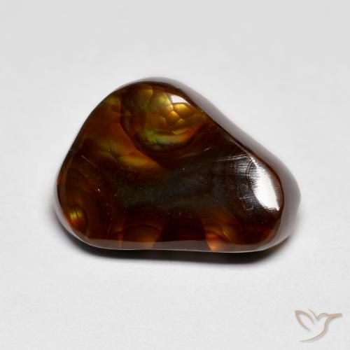 7.05ct Natural Multicolorido Ágata de fogo, Chique, Opaco