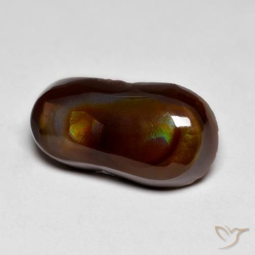 8.29ct Natural Multicolorido Ágata de fogo, Chique, Opaco
