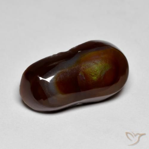 Ágata de fogo Multicolorido Natural 8.29ct, Chique, Opaco