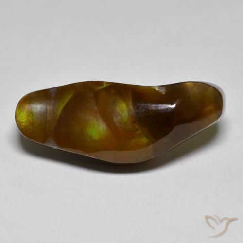 Ágata de fogo Multicolorido Natural 10.15ct, Chique, Opaco