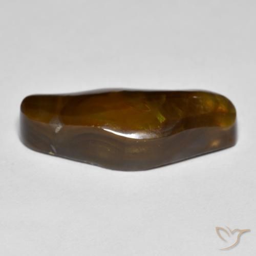 Ágata de fogo Multicolorido Natural 10.15ct, Chique, Opaco