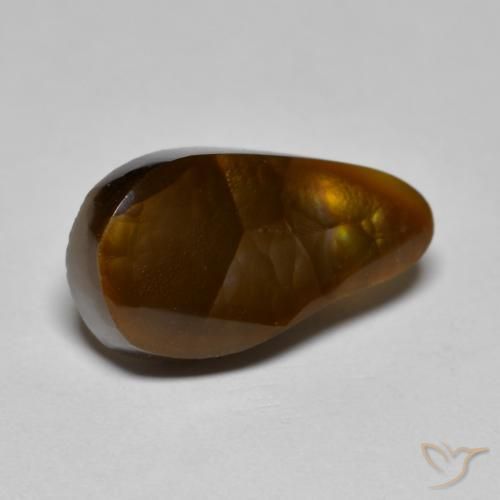 Ágata de fogo Multicolorido Natural 7.12ct, Chique, Opaco