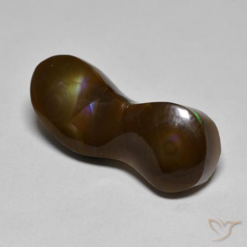 8.64ct Natural Multicolorido Ágata de fogo, Chique, Opaco