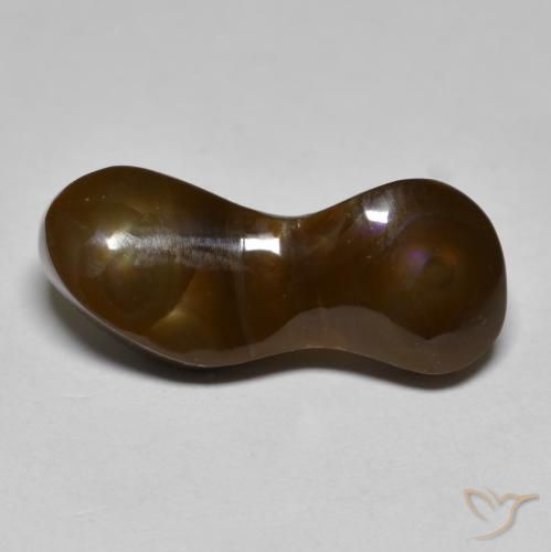 Ágata de fogo Multicolorido Natural 8.64ct, Chique, Opaco