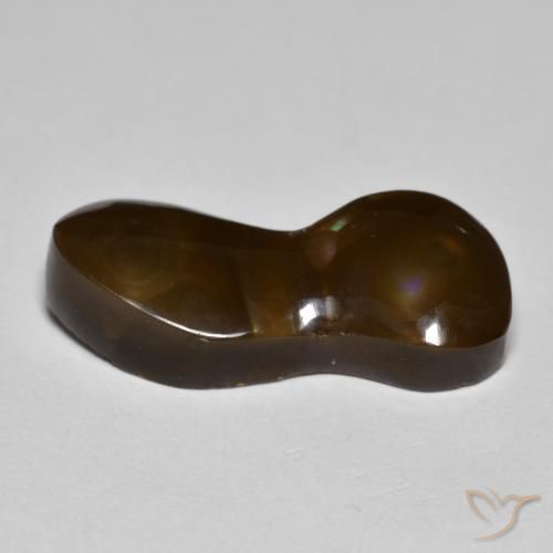 Ágata de fogo Multicolorido Natural 8.64ct, Chique, Opaco