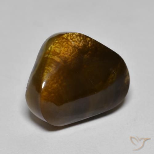 Ágata de fogo Multicolorido Natural 9.16ct, Chique, Opaco