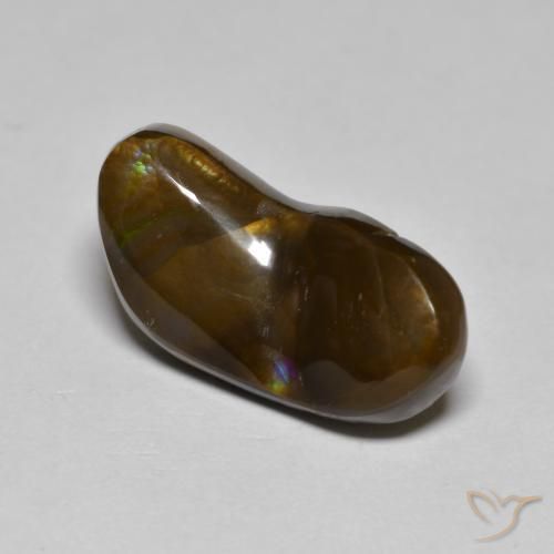 6.23ct Natural Multicolorido Ágata de fogo, Chique, Opaco
