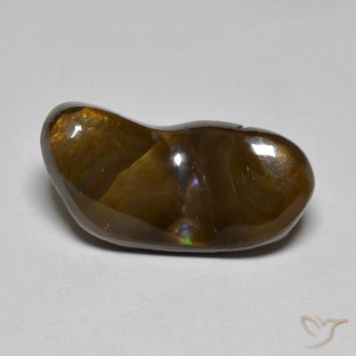 Ágata de fogo Multicolorido Natural 6.23ct, Chique, Opaco