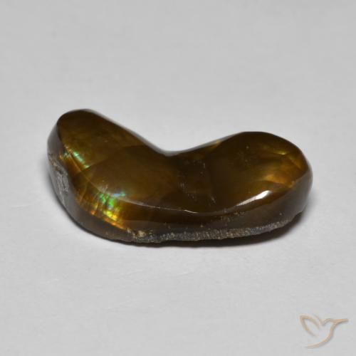 Ágata de fogo Multicolorido Natural 6.23ct, Chique, Opaco