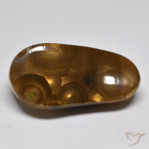 9.59ct Natural Multicolorido Ágata de fogo, Chique, Translúcido