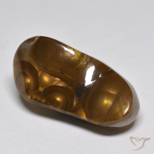 Ágata de fogo Multicolorido Natural 9.59ct, Chique, Translúcido