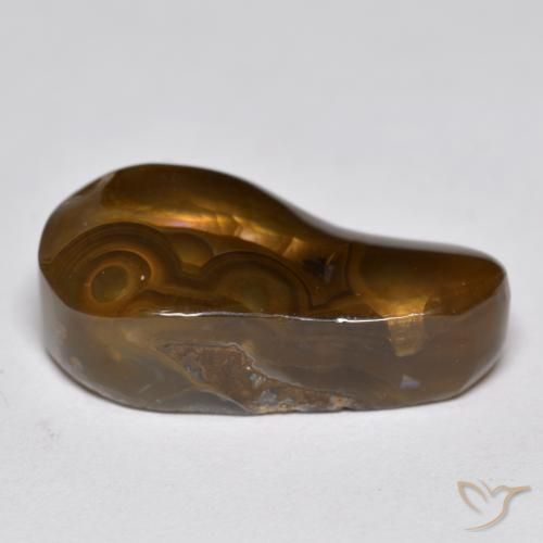Ágata de fogo Multicolorido Natural 9.59ct, Chique, Translúcido