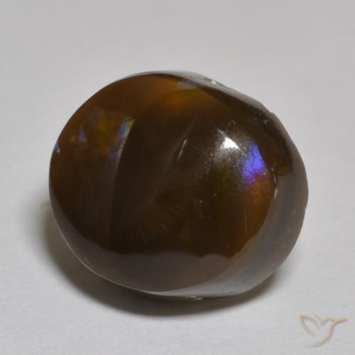 Ágata de fogo Multicolorido Natural 5.99ct, Chique, Translúcido