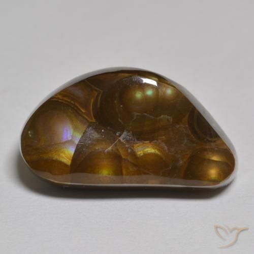 8.50ct Natural Multicolorido Ágata de fogo, Chique, Opaco