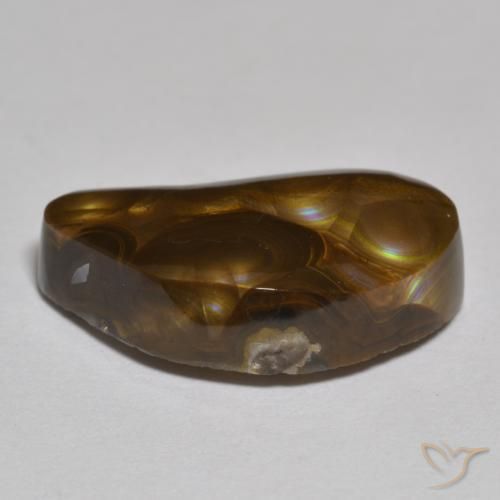 Ágata de fogo Multicolorido Natural 8.50ct, Chique, Opaco