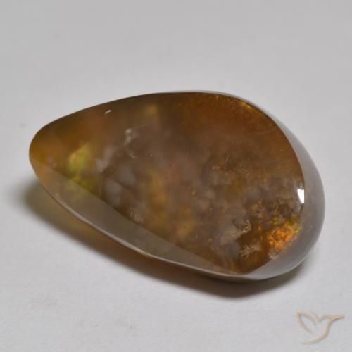 Ágata de fogo Multicolorido Natural 11.60ct, Chique, Translúcido