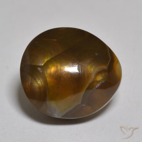 7.09ct Natural Multicolorido Ágata de fogo, Chique, Opaco