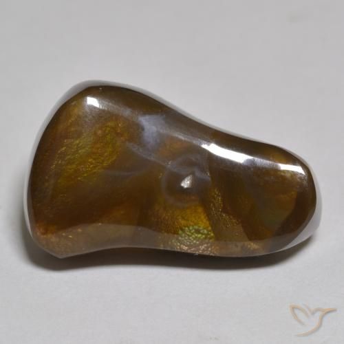 9.77ct Natural Multicolorido Ágata de fogo, Chique, Translúcido