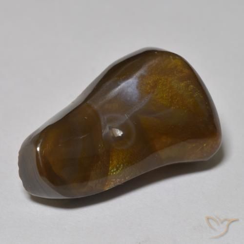 Ágata de fogo Multicolorido Natural 9.77ct, Chique, Translúcido