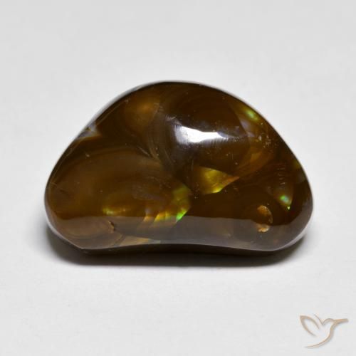 9.39ct Natural Multicolorido Ágata de fogo, Chique, Opaco