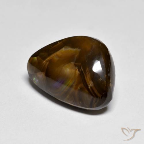 Ágata de fogo Multicolorido Natural 7.42ct, Chique, Opaco