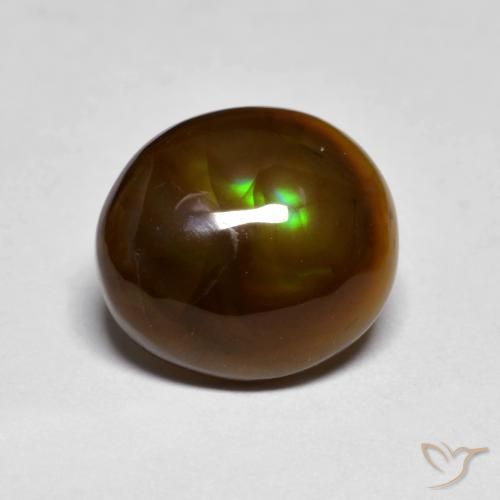 3.31ct Natural Multicolorido Ágata de fogo, Chique, Opaco
