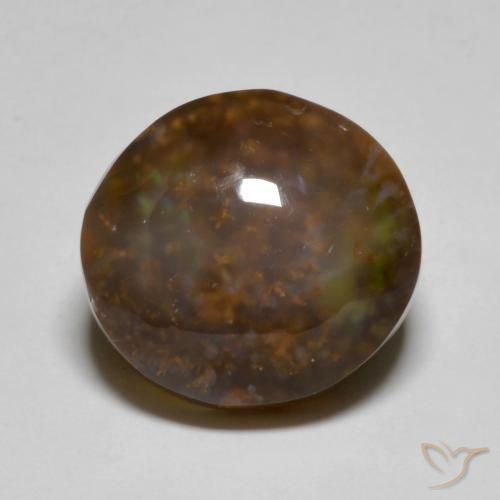 11.47ct Natural Multicolorido Ágata de fogo, oval, Translúcido