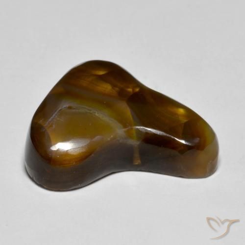 Ágata de fogo Multicolorido Natural 11.42ct, Chique, Translúcido