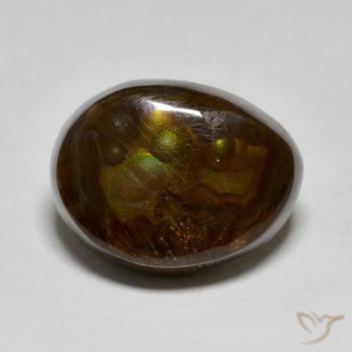 8.25ct Natural Multicolorido Ágata de fogo, Chique, Translúcido
