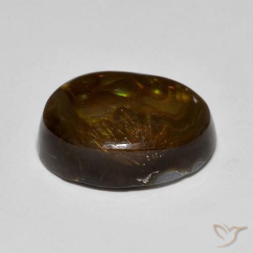 Ágata de fogo Multicolorido Natural 8.25ct, Chique, Translúcido